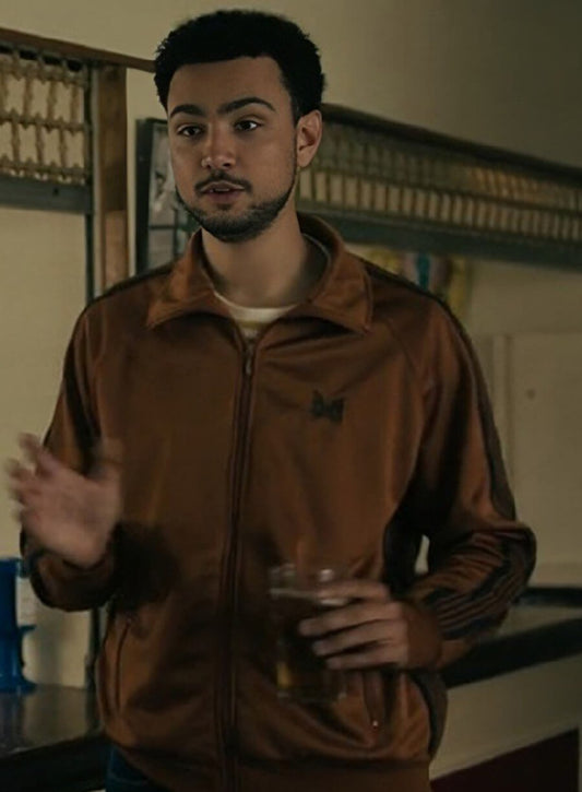 Archie Madekwe Steal S01 Brown Track Jacket