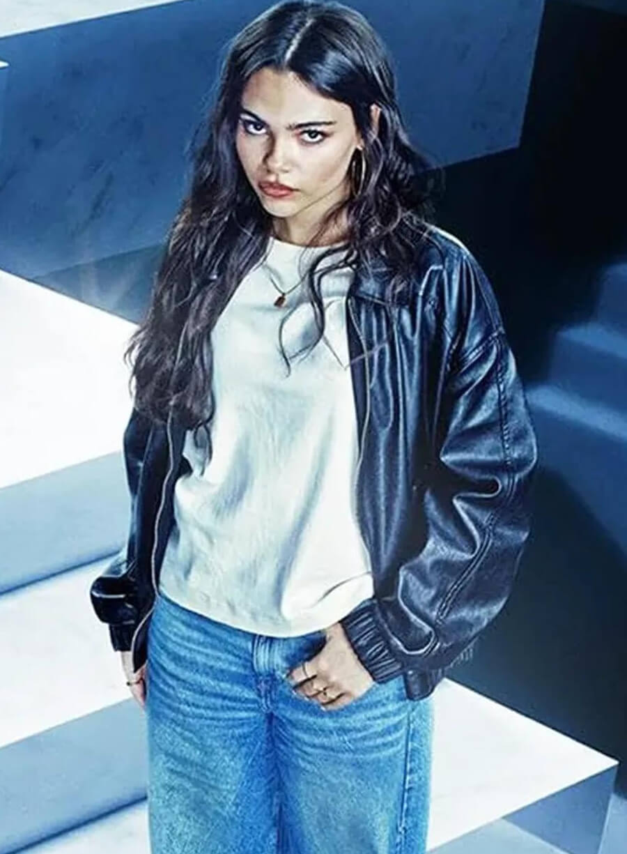 Ariana Greenblatt Now You See Me 3 Black Leather Jacket