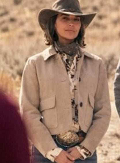 Arielle Kebbel Marshals 2026 Beige Jacket
