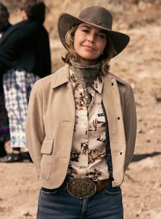 Arielle Kebbel Marshals 2026 Beige Jacket
