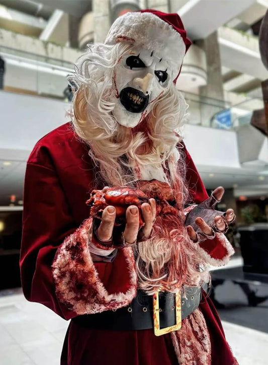 Art the Clown Terrifier 3 Red Santa Jacket