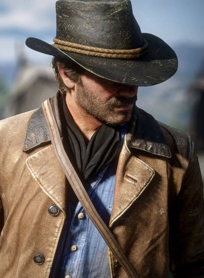 Arthur Morgan Brown Leather Jacket