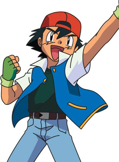 Ash Ketchum Pokémon Leather Jacket