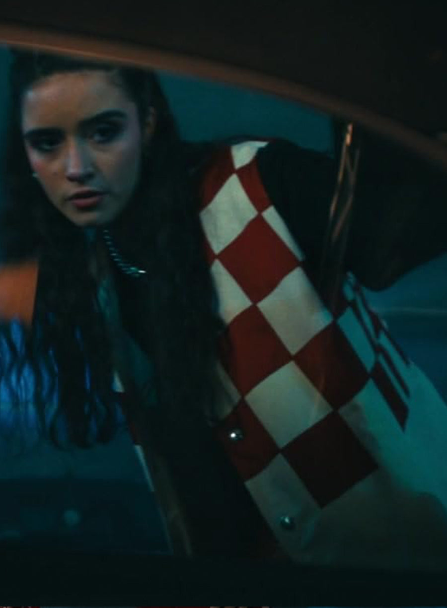 asha-banks-my-fault-london-2025-colorblock-jacket