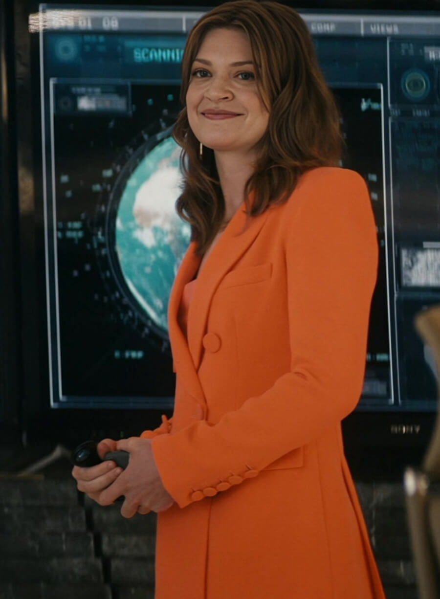Ashley Barrett Orange Suit