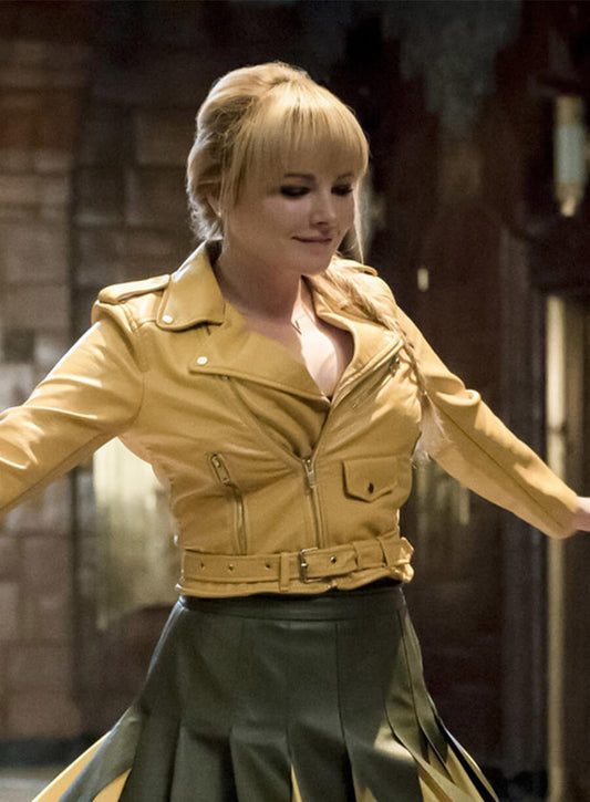 Ashley Rickards The Flash Biker Leather Jacket