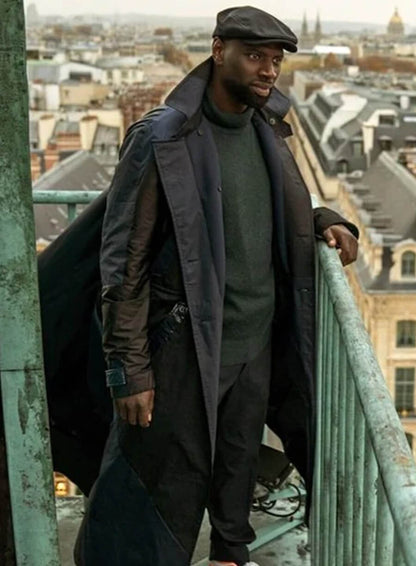 Assane Diop Lupin S03 Trench Coat