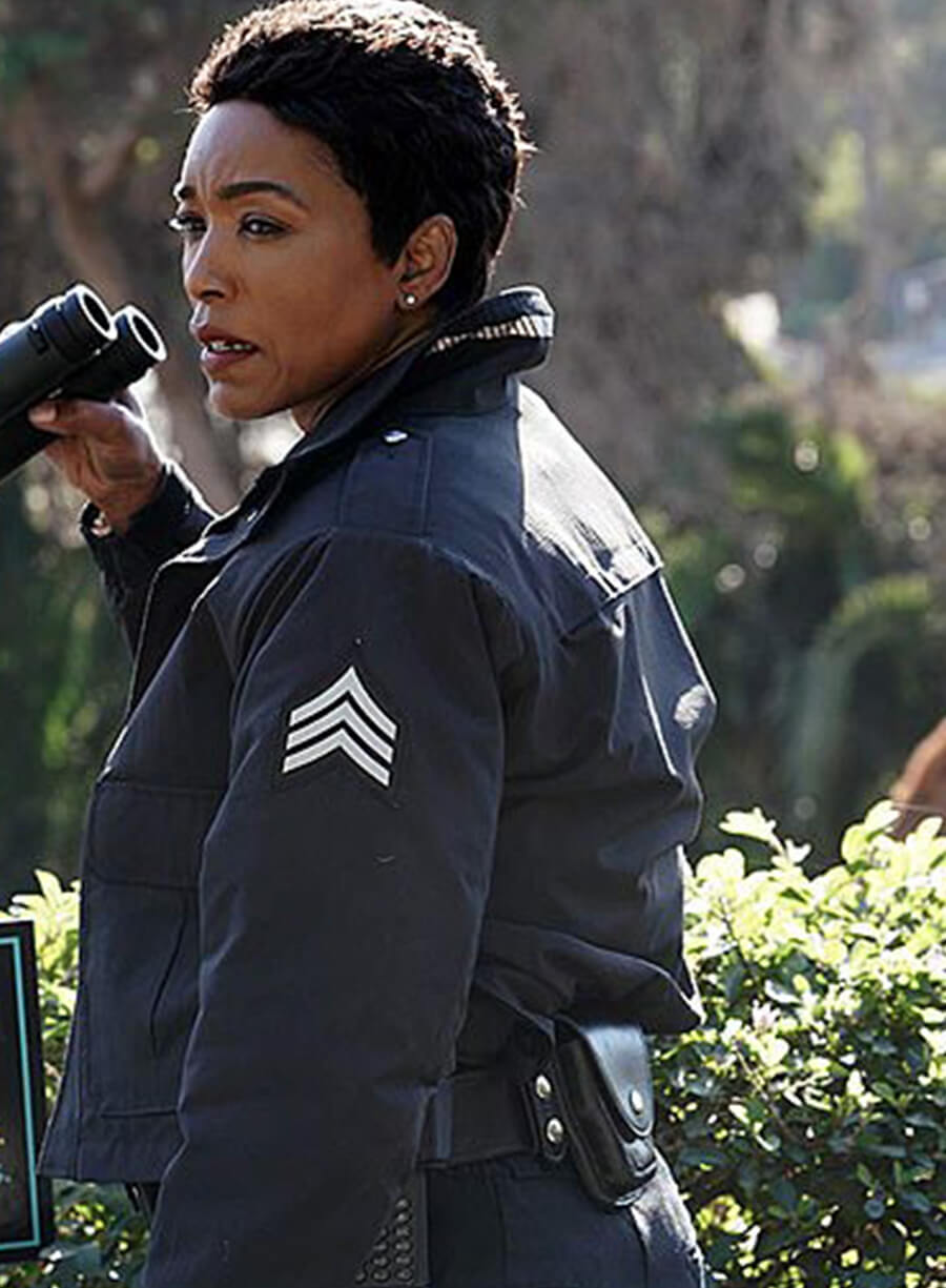 Athena Grant 9-1-1 Black Jacket