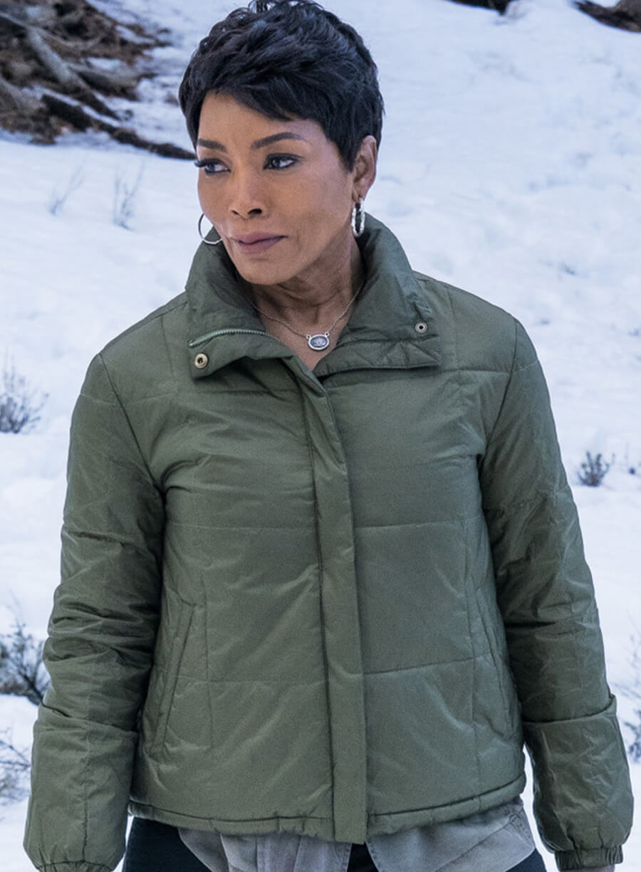 Athena Grant 9-1-1 Green Puffer Jacket