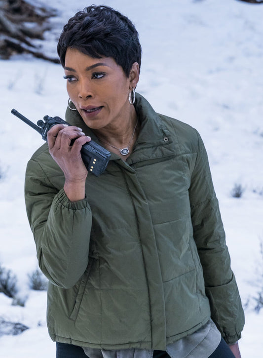 Athena Grant 9-1-1 Green Puffer Jacket