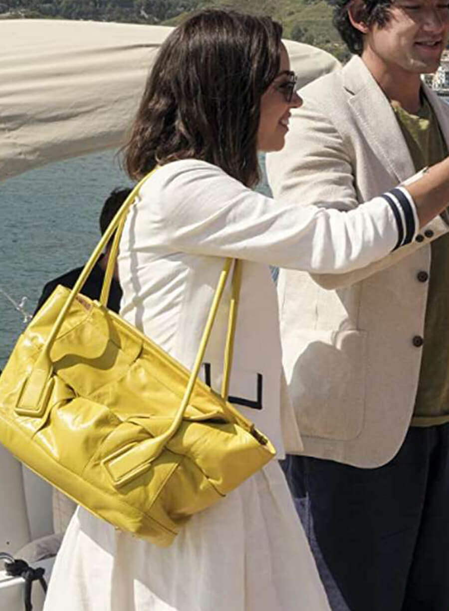 Aubrey Plaza The White Lotus White Jacket