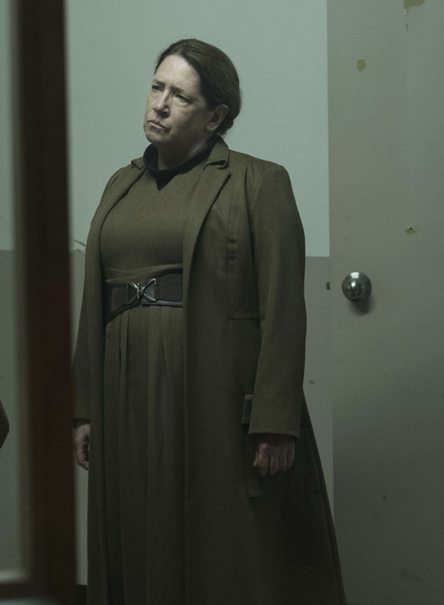 Lydia Clements Aunt Lydia Clements The Handmaid's Tale Coat – LeatherJacketMerchant