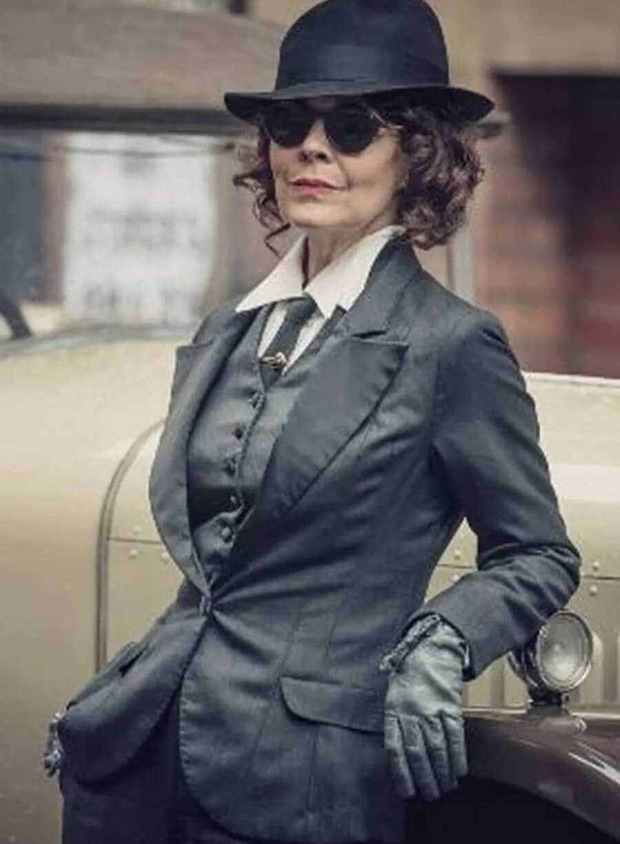 Aunt Polly Peaky Blinders Grey Suit