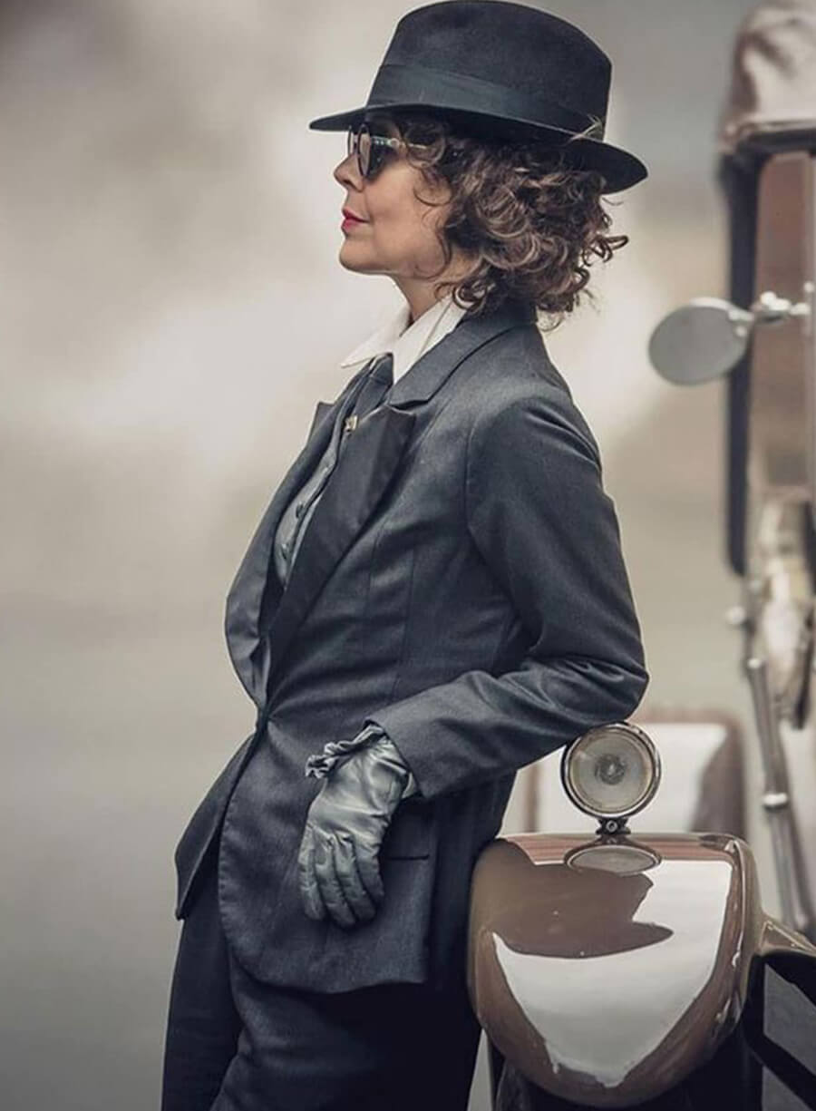 Aunt Polly Peaky Blinders Grey Suit