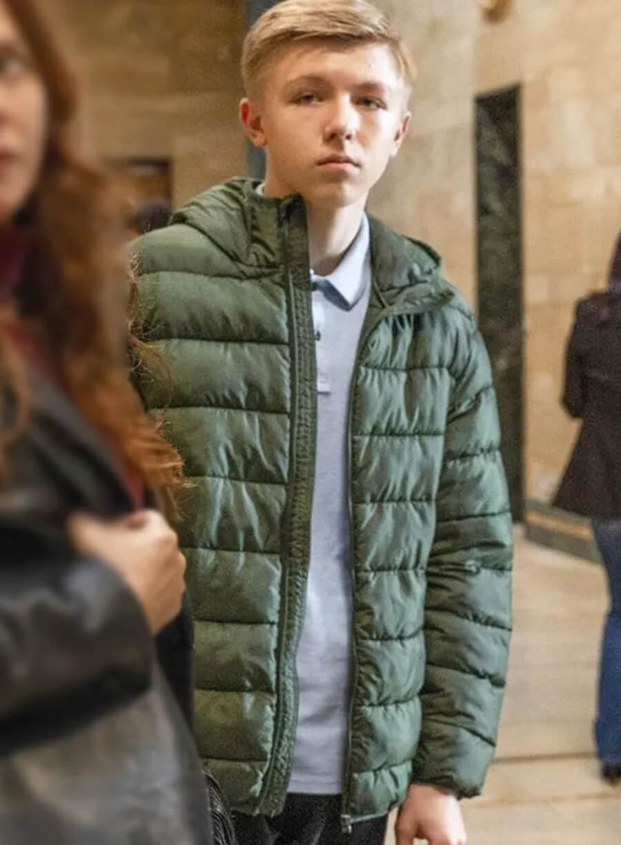 Austin Haynes Unforgivable 2025 Green Puffer Jacket