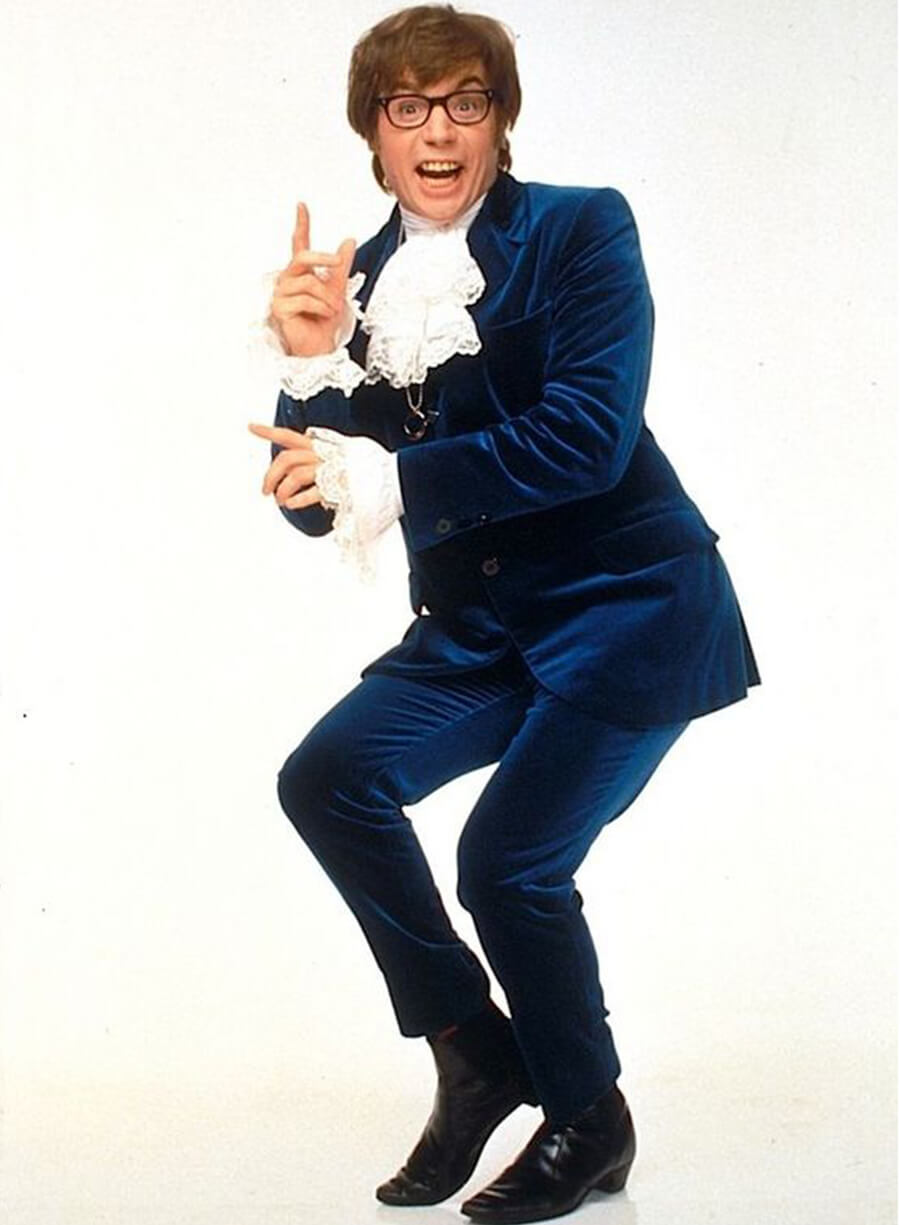 Austin Powers Blue Suit