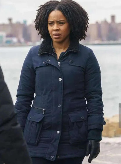 Ayanna Bell Law & Order Organized Crime Blue Jacket