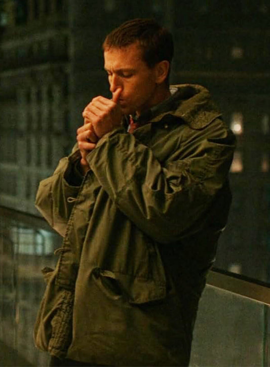 Babygirl Harris Dickinson Green Hooded Jacket