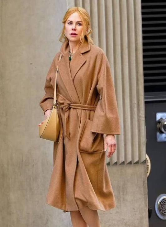 Babygirl Nicole Kidman Brown Coat