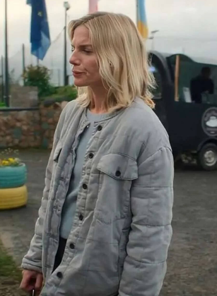 Bad Sisters S02 Ursula Flynn Grey Jacket
