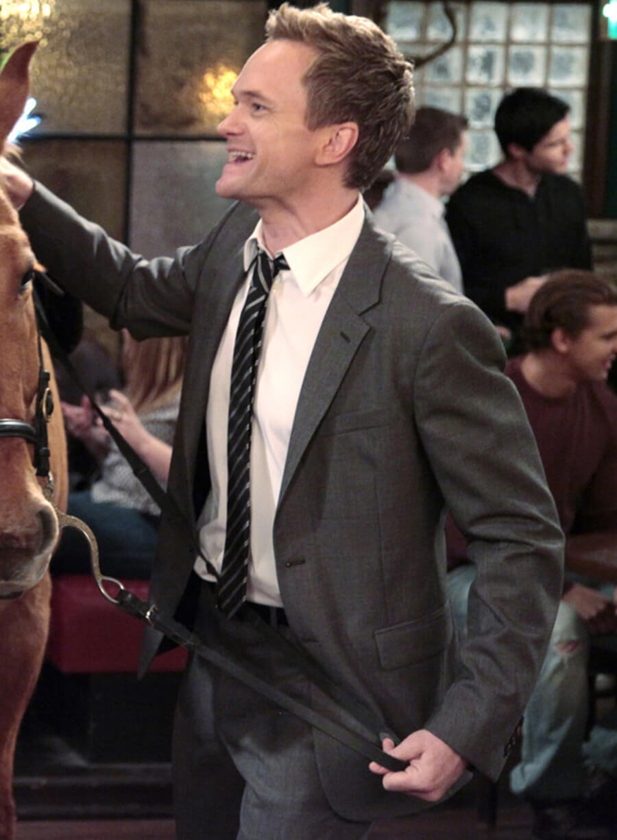 Barney Stinson How I Met Your Mother Grey Blazer