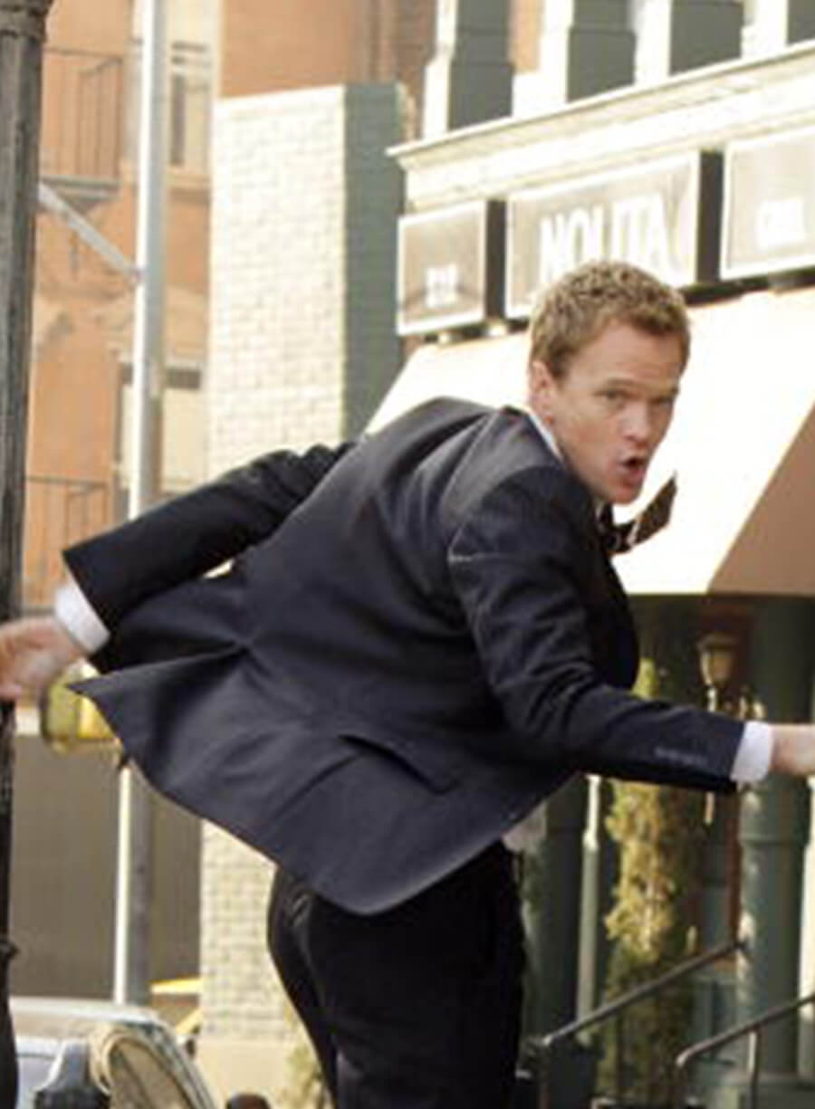 Barney Stinson How I Met Your Mother S05 Black Blazer