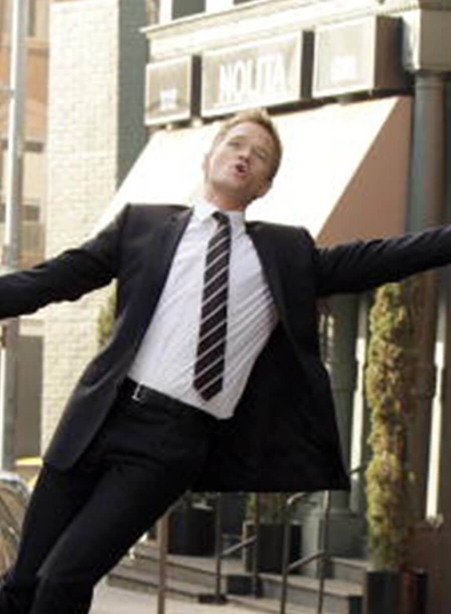 Barney Stinson How I Met Your Mother S05 Black Blazer