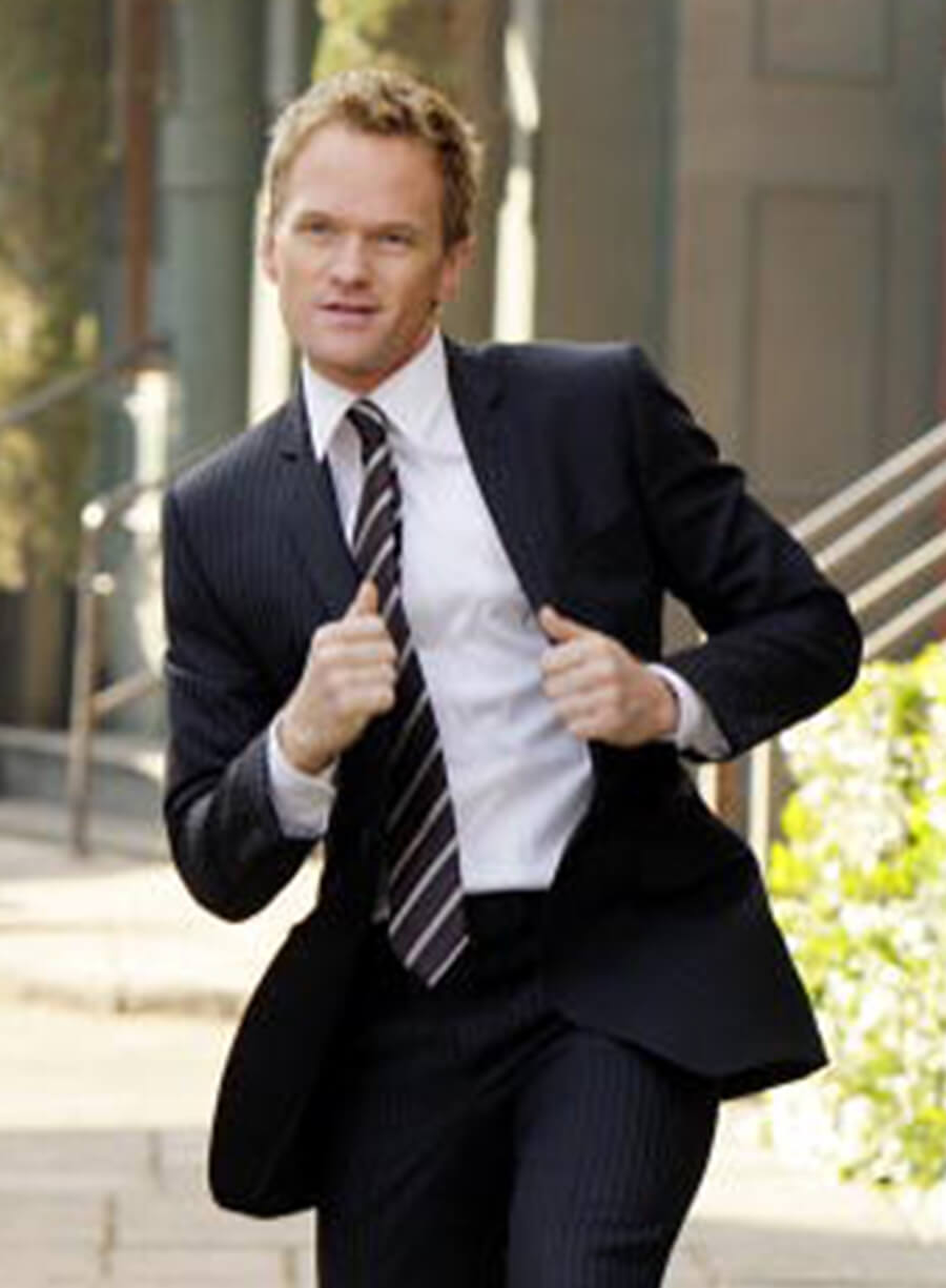 Barney Stinson How I Met Your Mother S05 Black Blazer