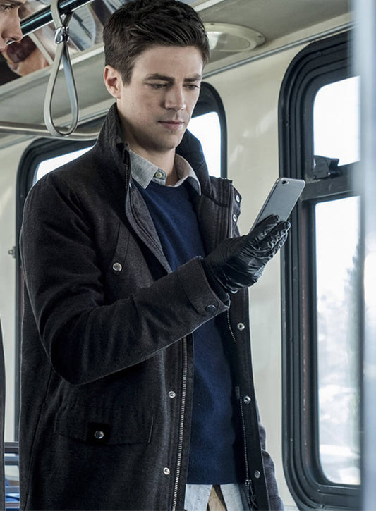 Barry Allen The Flash Navy Jacket