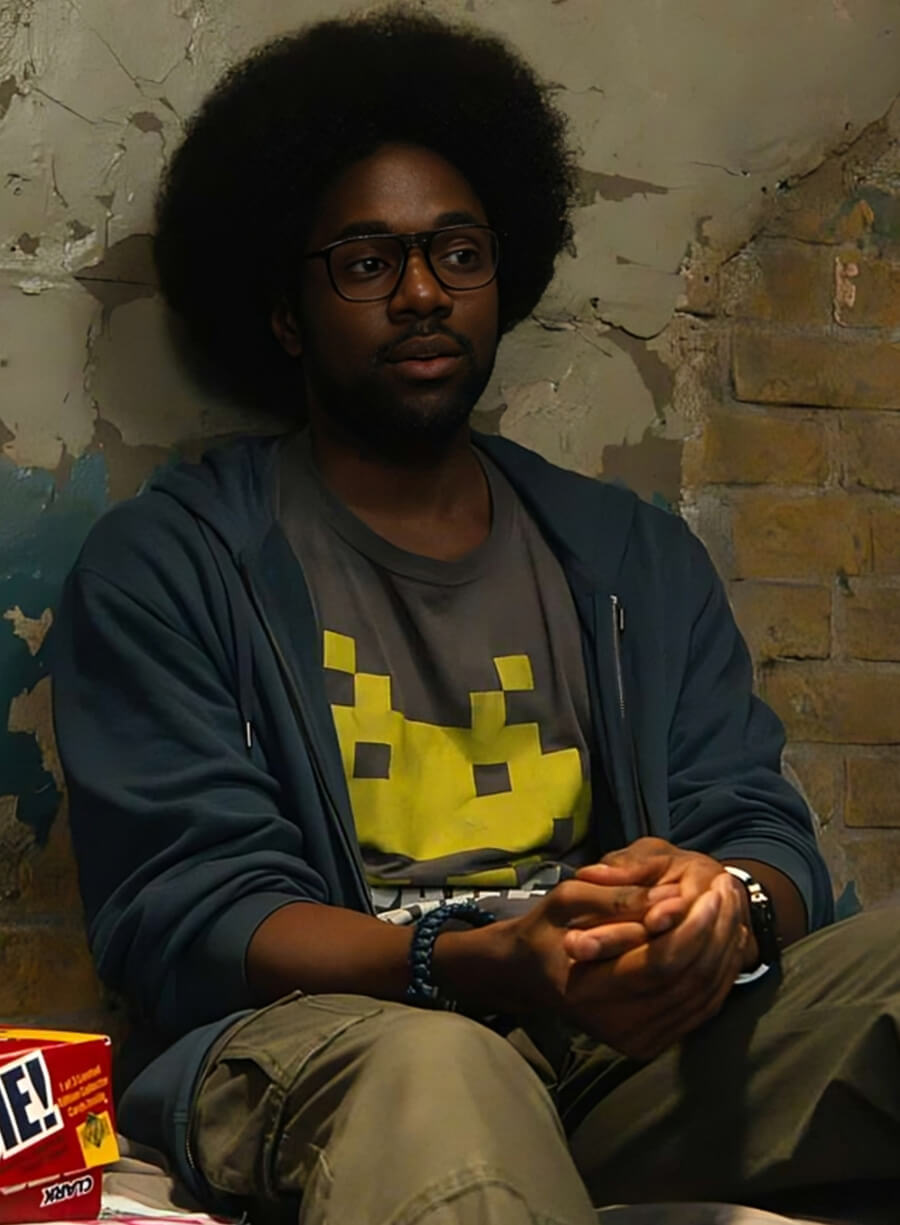 Barry FUBAR Blue Hoodie