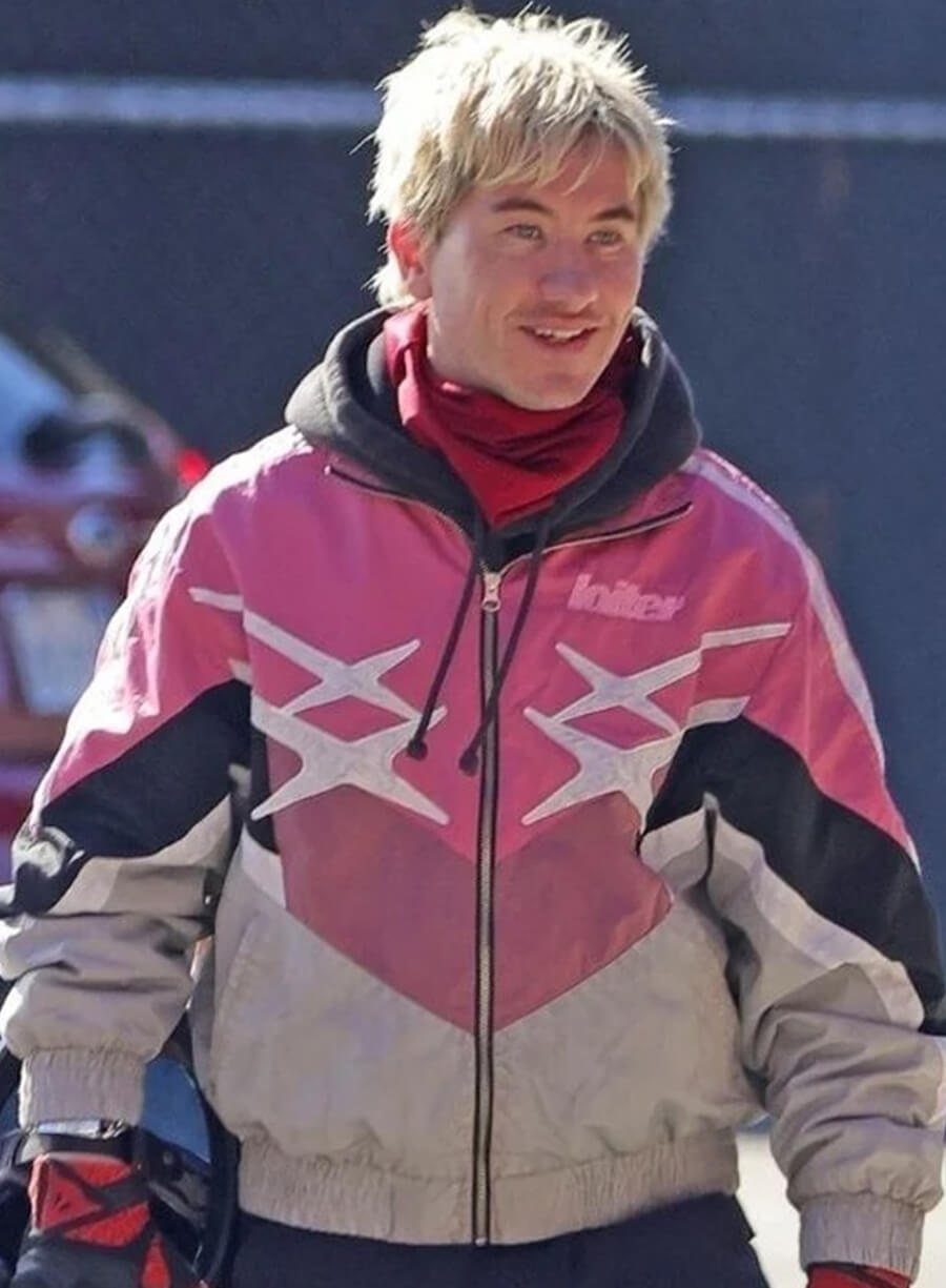 Barry Keoghan Crime 101 Bomber Track Jacket