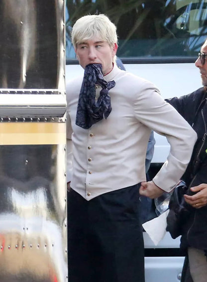 Barry Keoghan Crime 101 White Jacket