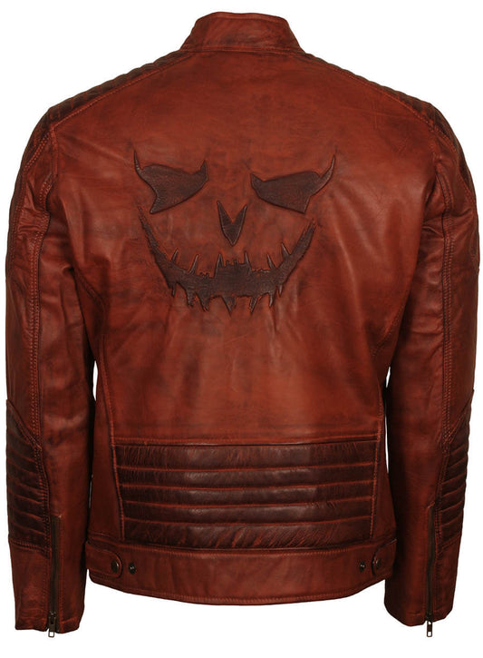 Barman The Killing Joke Scarecrow Leather Jacket