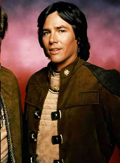 Battlestar Galactica Warriors Viper Pilot Suede Brown Jacket 