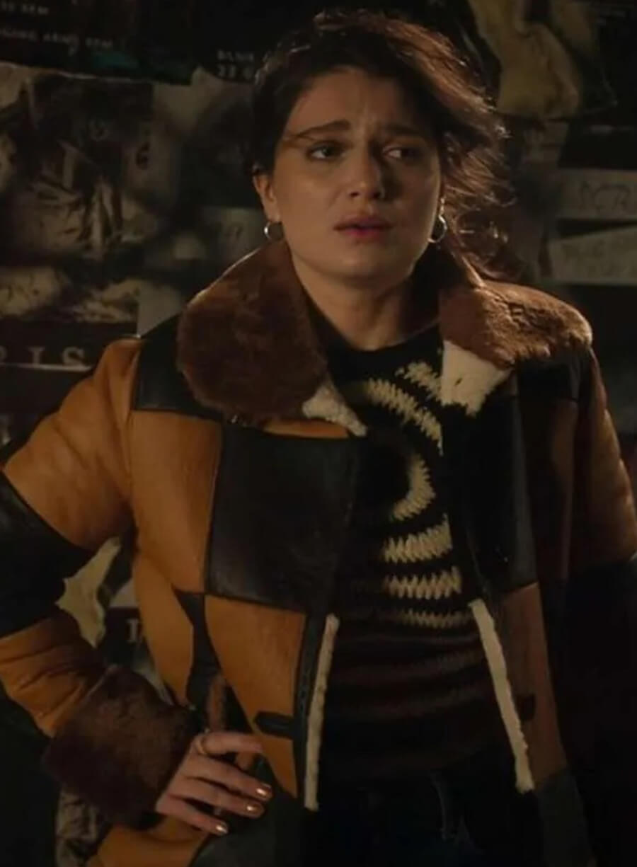 Becka Garvey Bad Sisters S02 Shearling Leather Jacket