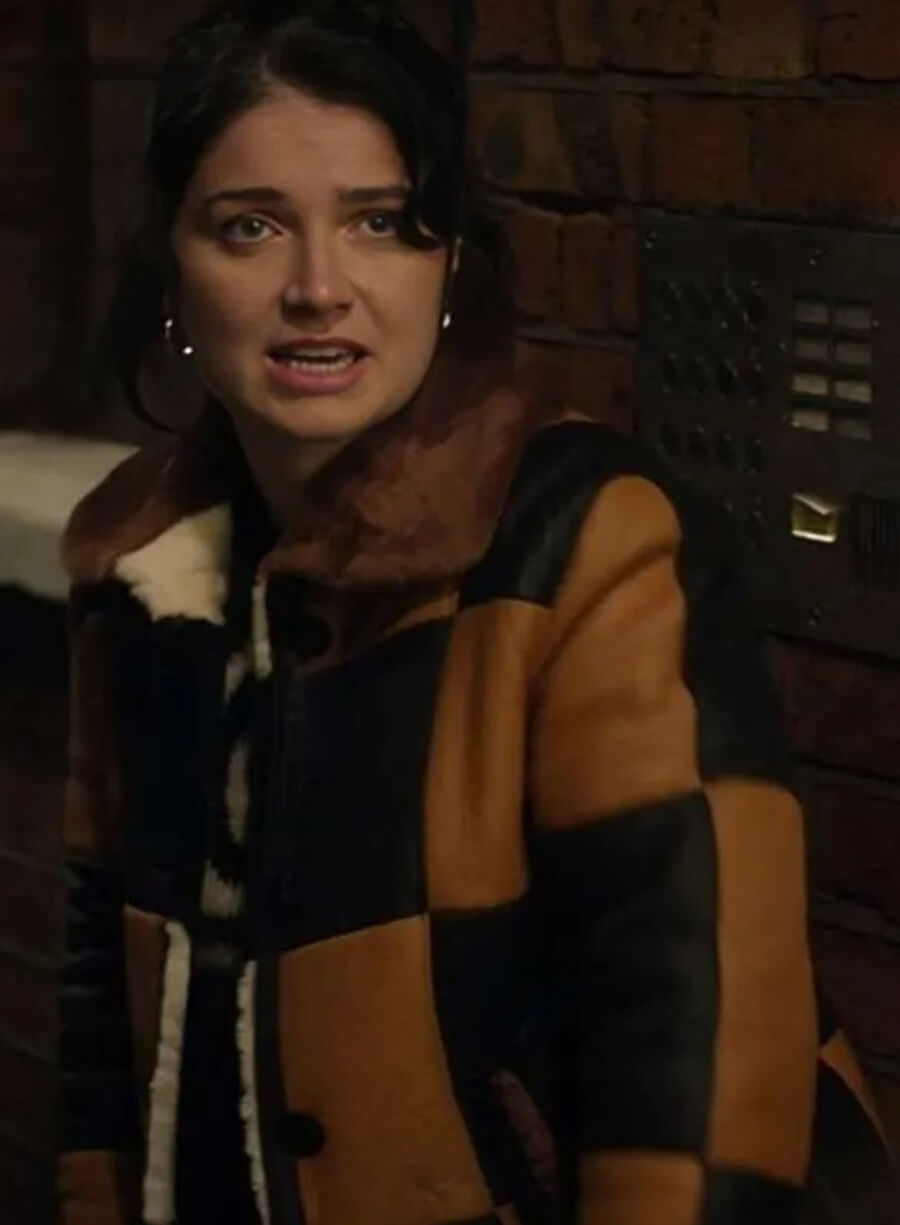 Becka Garvey Bad Sisters S02 Shearling Leather Jacket