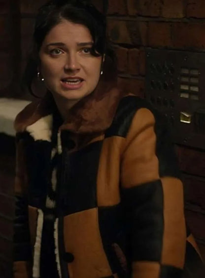 Becka Garvey Bad Sisters S02 Shearling Leather Jacket