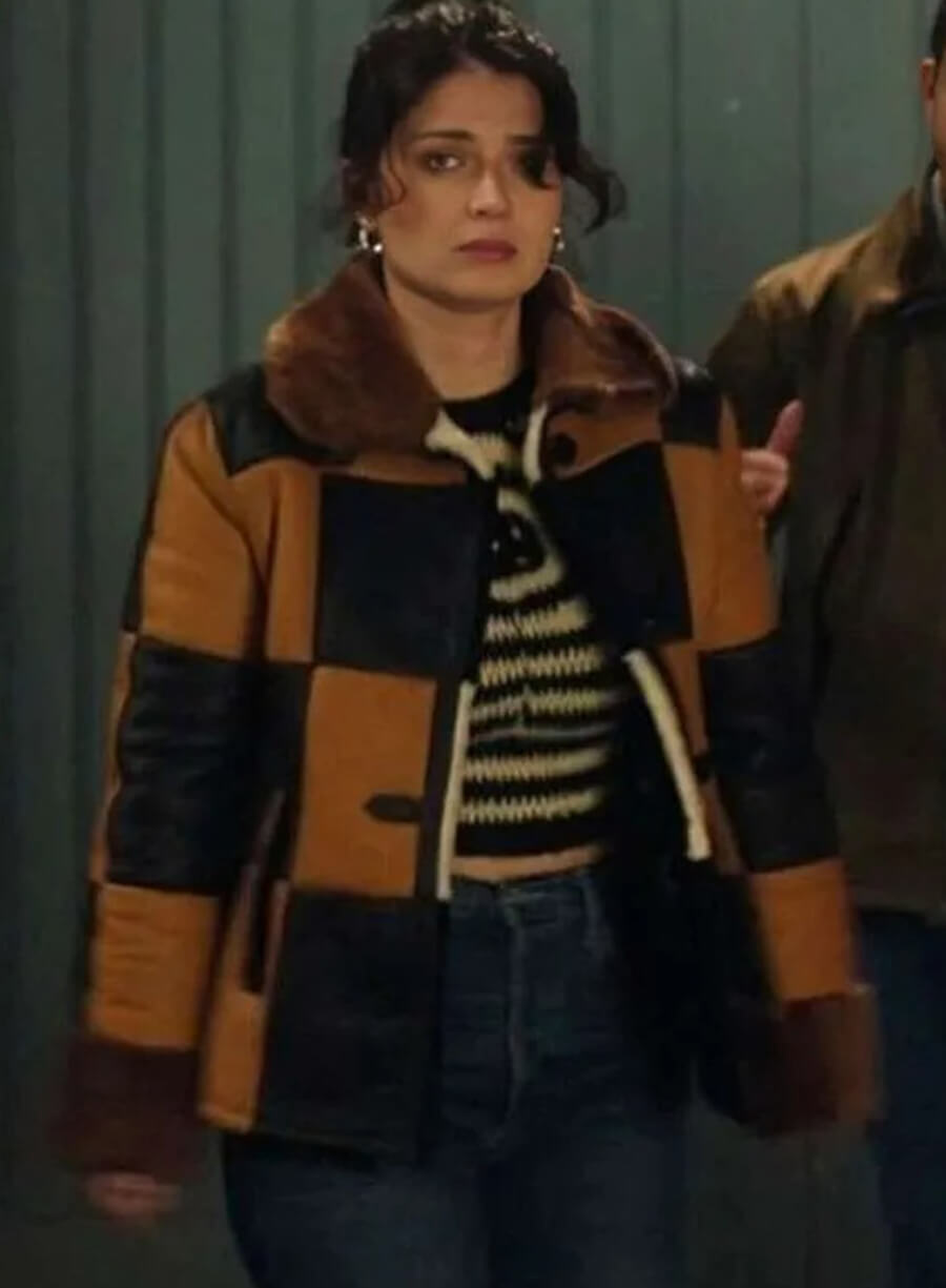 Becka Garvey Bad Sisters S02 Shearling Leather Jacket