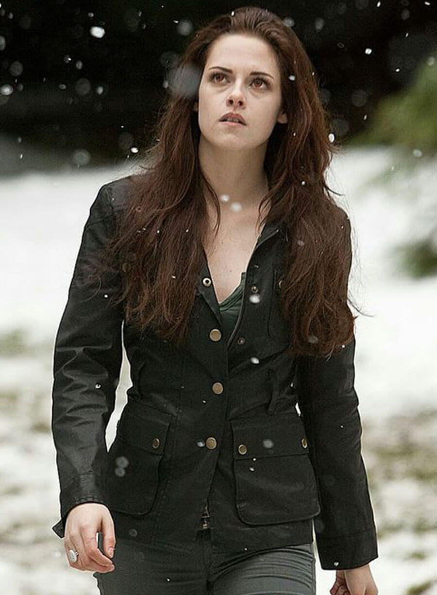 Bella Swan The Twilight Saga Black Leather Jacket