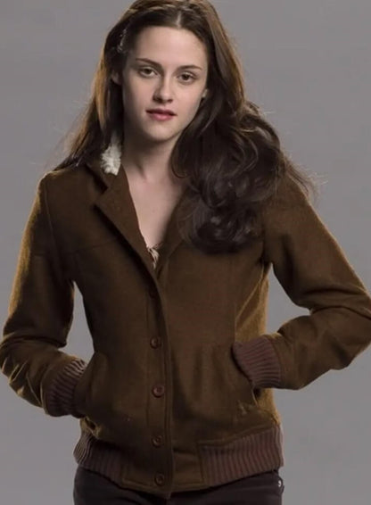 Bella Swan Twilight Brown Hooded Jacket