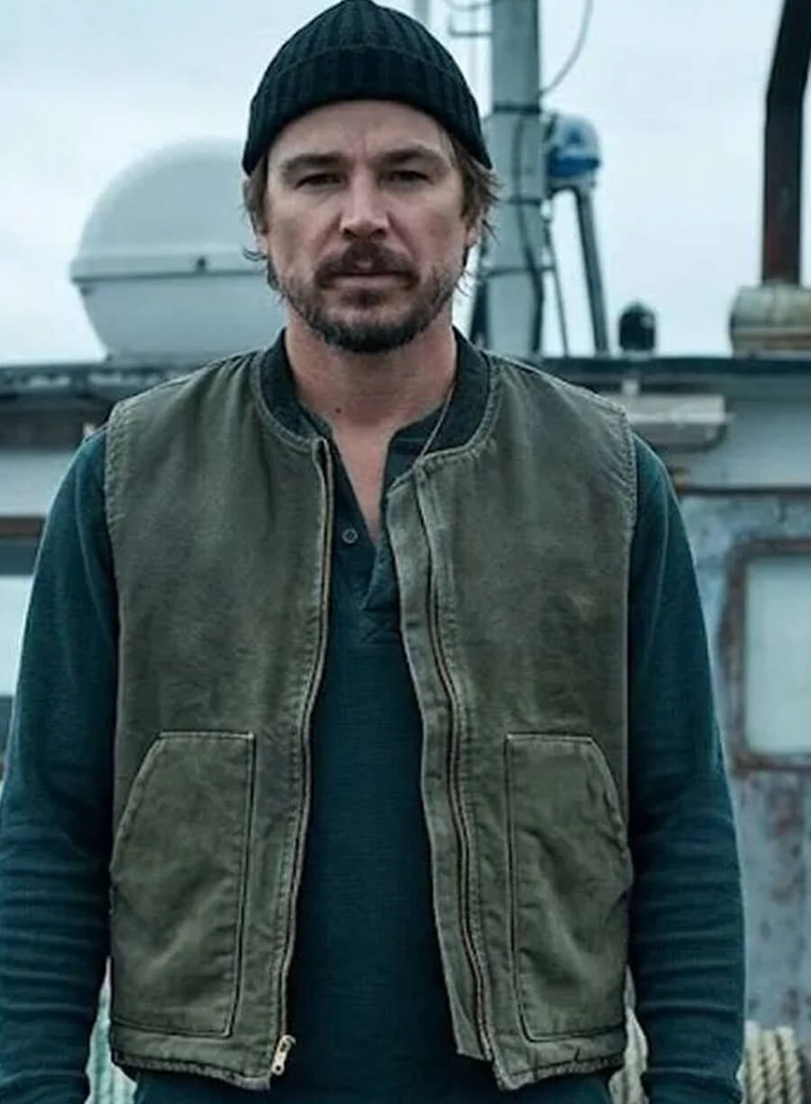 Below 2026 Josh Hartnett Green Cotton Vest