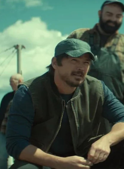 Below 2026 Josh Hartnett Green Cotton Vest
