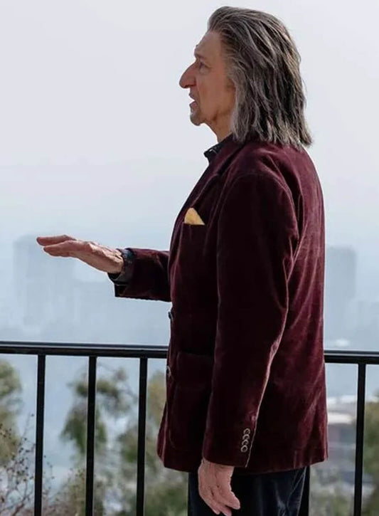 Ben Kingsley Wonder Man S01 Maroon Blazer