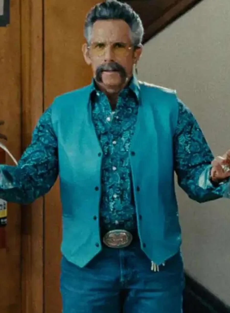 Ben Stiller Happy Gilmore 2 Blue Vest