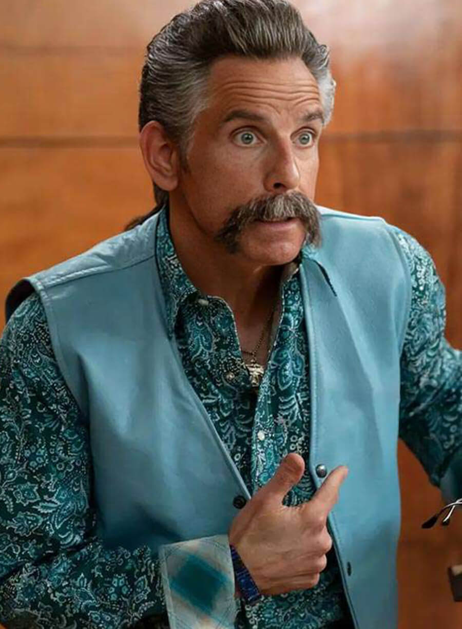 Ben Stiller Happy Gilmore 2 Blue Vest