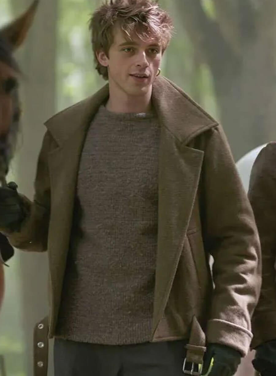 Benjamin Voisin Carême 2025 Brown Coat 