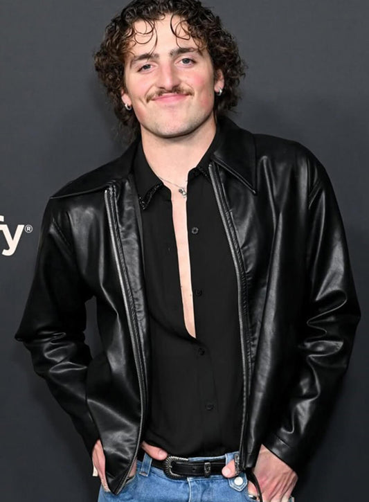 Benson Boone Ghost Town Leather Jacket