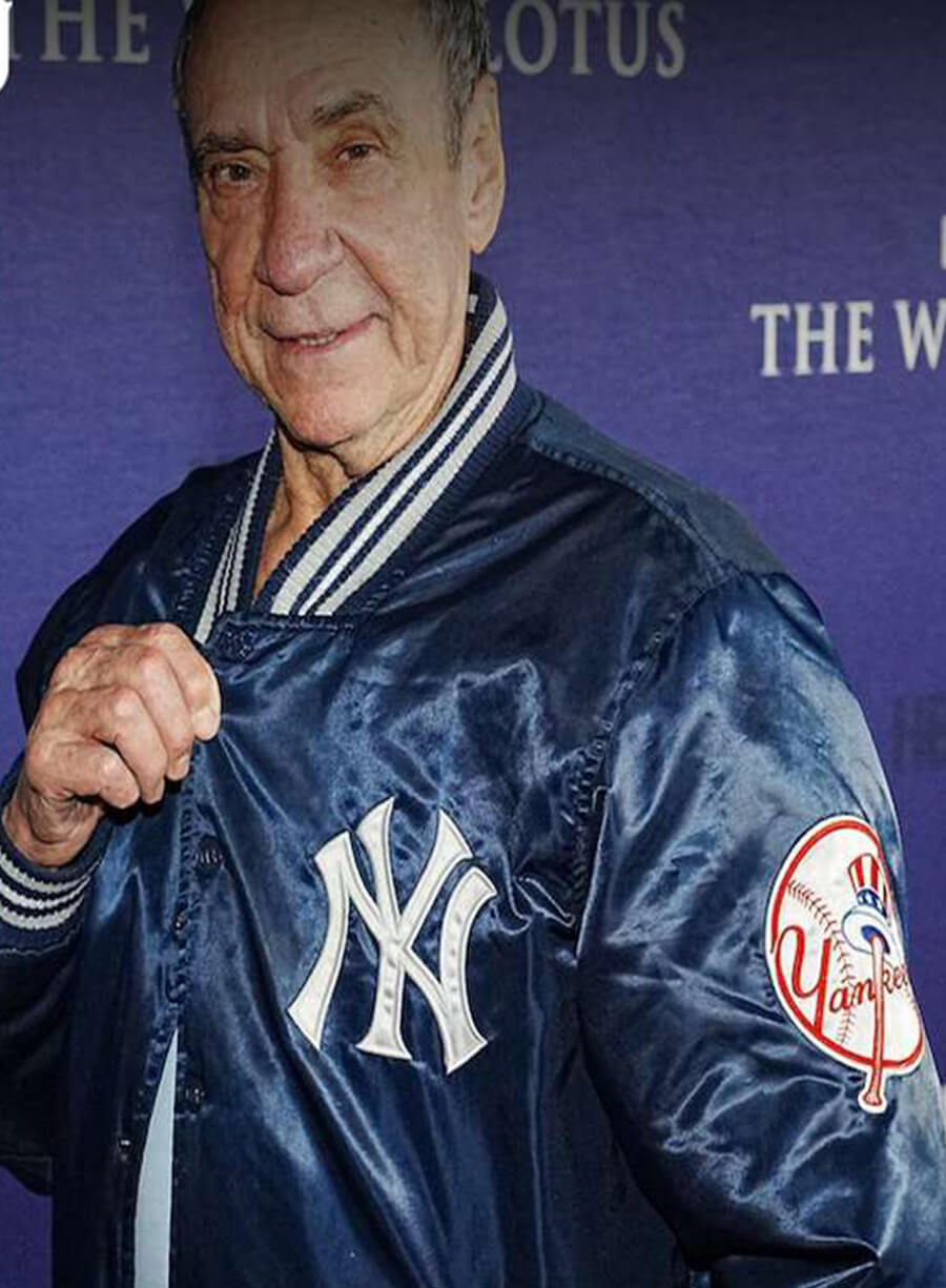 Bert Di Grasso The White Lotus Blue Varisty Jacket