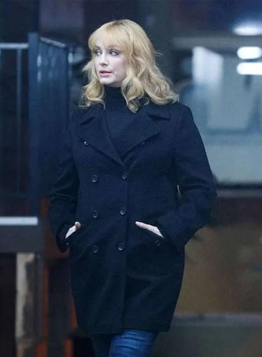 Beth Boland Good Girls Black Wool Coat