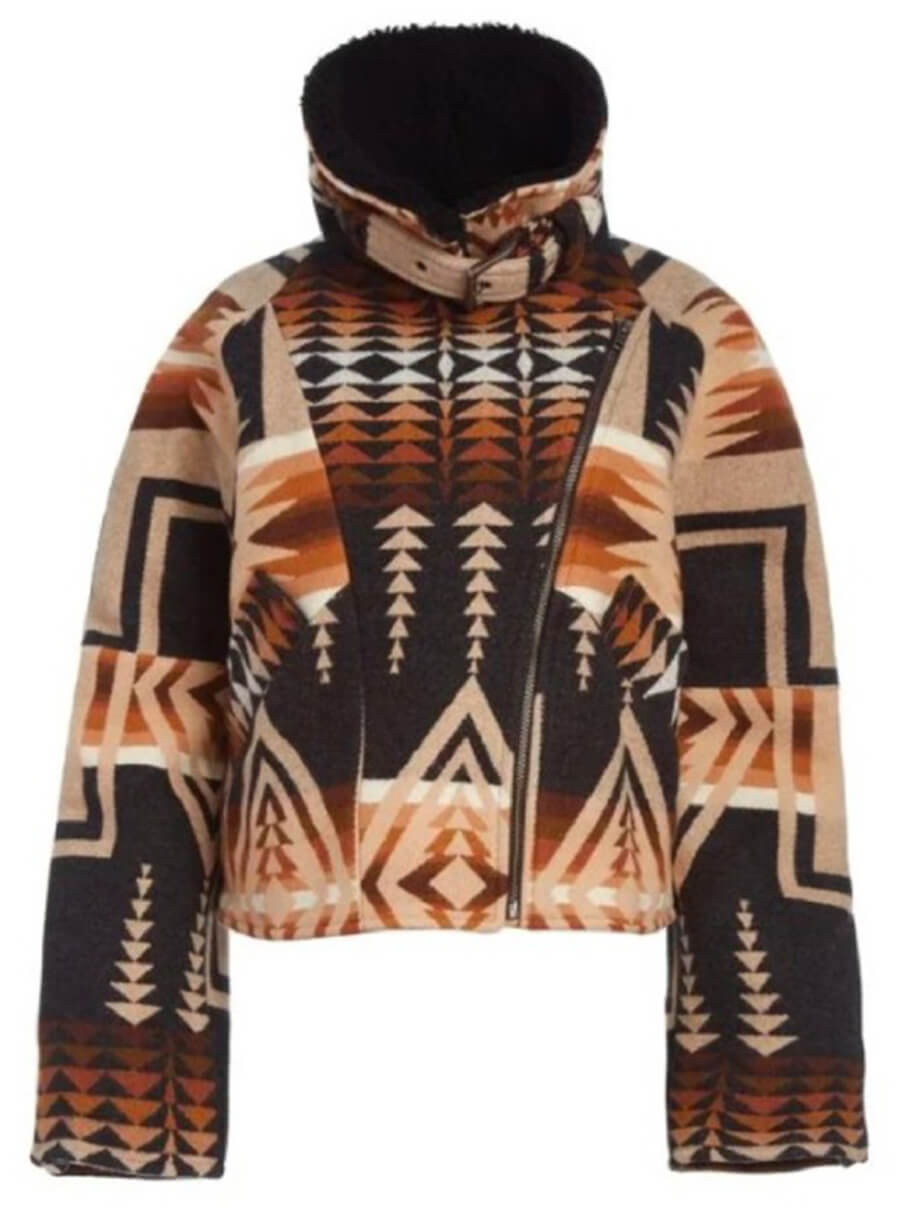Beth Dutton Yellowstone Aviator Wool Jacket